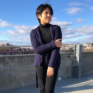 H&M Cable Knit Wrap Cardigan, XS